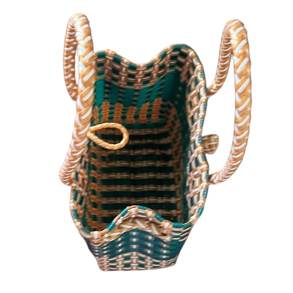 New Bold‎ Handwoven Recycled Small Tote Bag